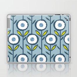 Blue flower Laptop & iPad Skin