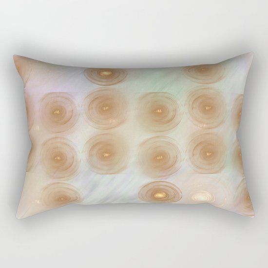 Abstract data crunching Rectangular Pillow