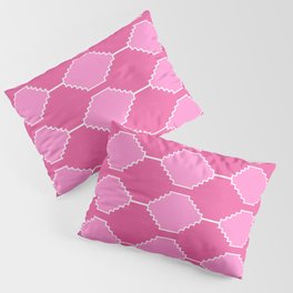 Feminine Pink Southwest Kilim Pattern Pillow Sham