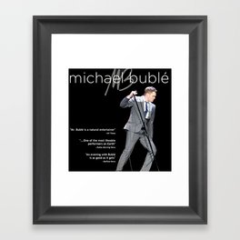 michael buble album tour 2022 melamarlahhh#7677 Framed Art Print