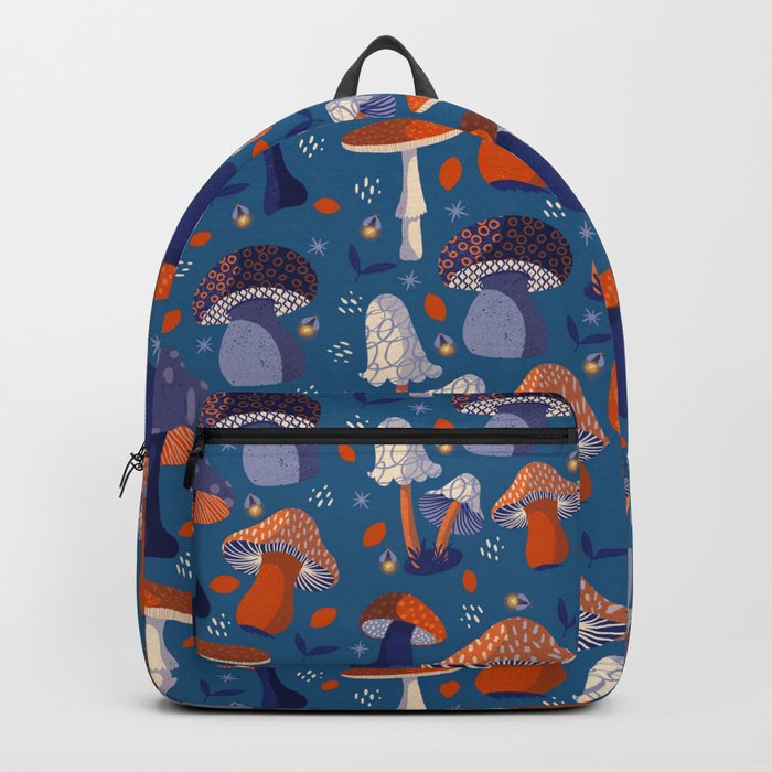 mushroom world pattern Backpack