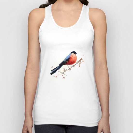 Red belly Unisex Tank Top