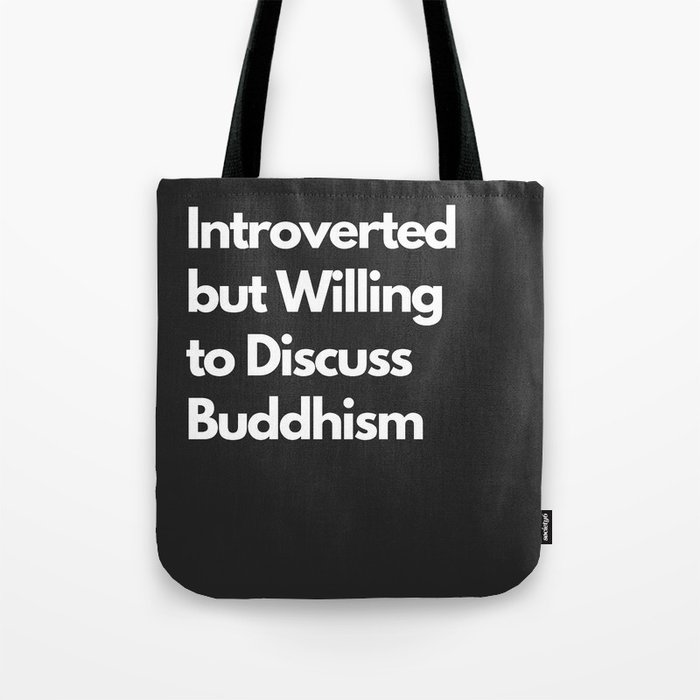 Spiritual Asian Buddhism Tee Tote Bag