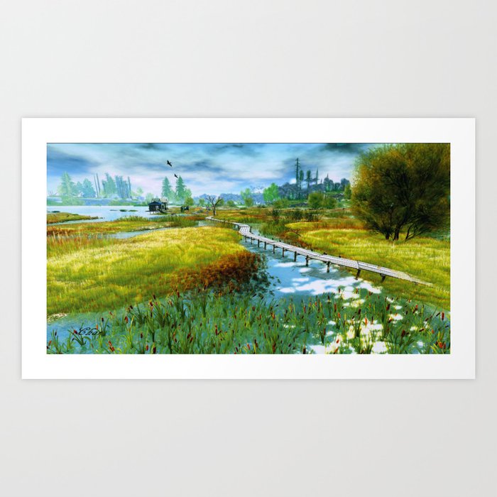 Wetlands Art Print