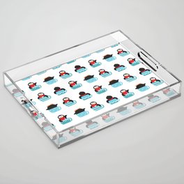 Coffee penguin Acrylic Tray