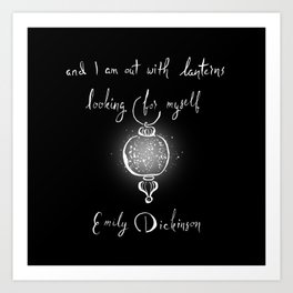 Emily Dickinson Art Print