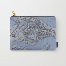 Venice Fish Map - from The Merchant of Venice graphic novel Carry-All Pouch
