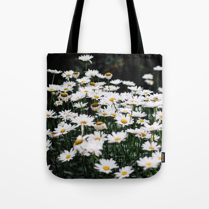 White Flower Tote Bag