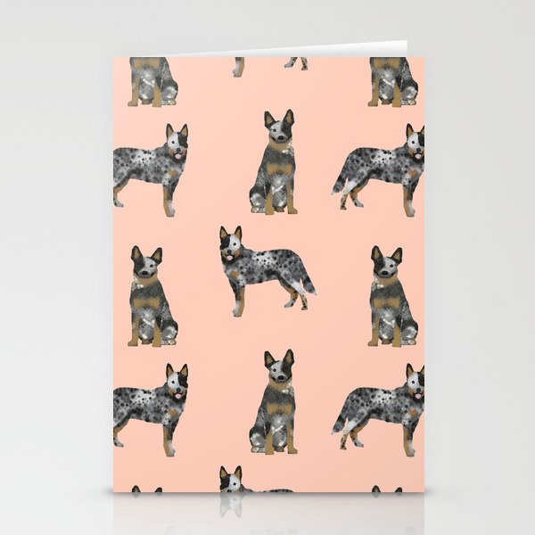 Australian Cattle Dog blue heeler dog breed gifts for cattle dog owners Stationery Cards