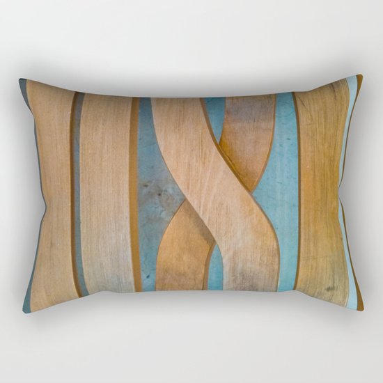 Cross the Wood Rectangular Pillow