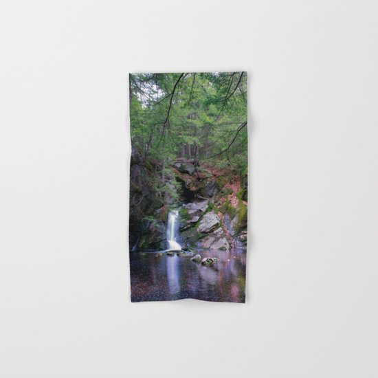 Purgatory Falls NH in May Hand & Bath Towel