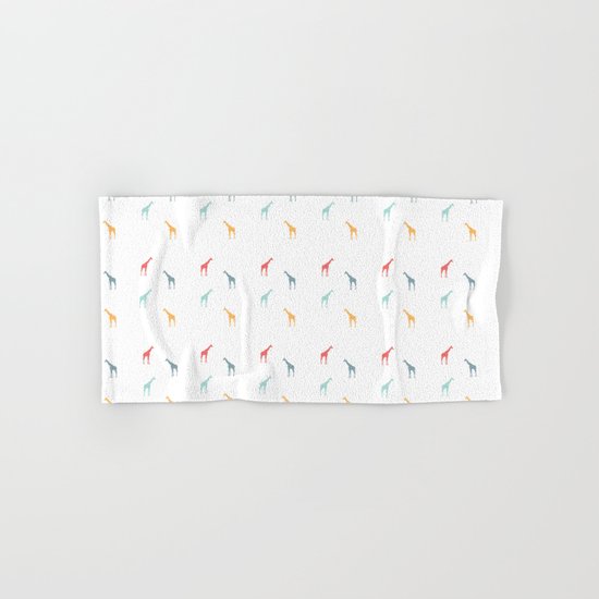 Giraffe Pattern Hand & Bath Towel