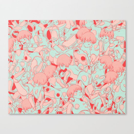 Pile Canvas Print