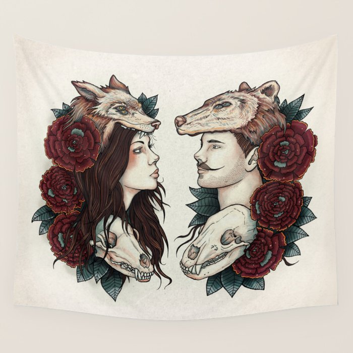 Necromance Wall Hanging Tapestry By Corinne Alexandra Small 51 X 60 Shefinds