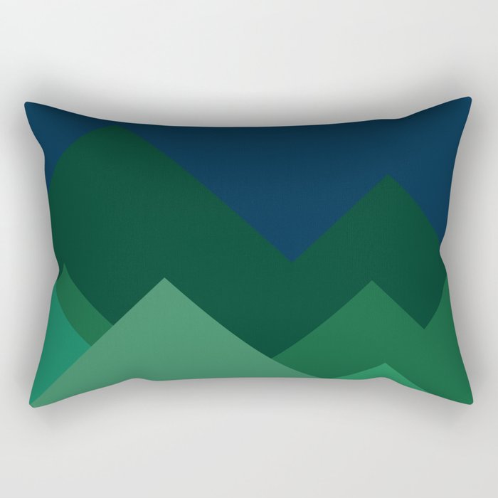 The Mountains Rectangular Pillow
