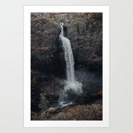 The waterfall Art Print