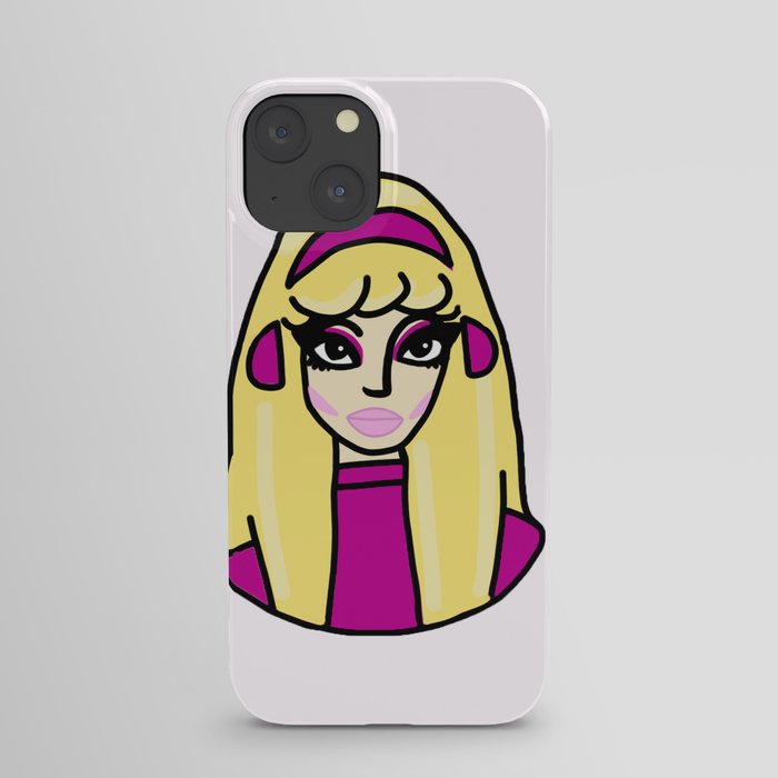 Trixie Mattel Pink Rollerskating Outfit iPhone Case