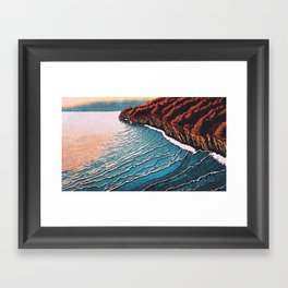 The Coast of Yuh Framed Art Print