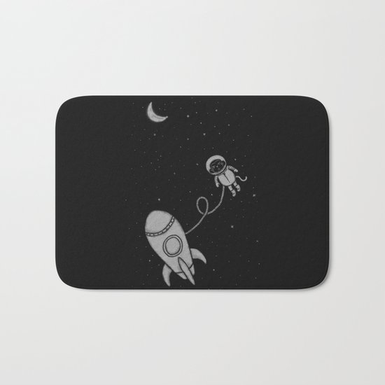 Monkey in Space Bath Mat