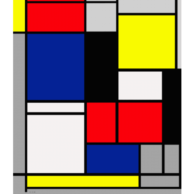 Piet Mondrian (Dutch, 1872-1944) - TABLEAU No. II - Date: 1921-1925 ...
