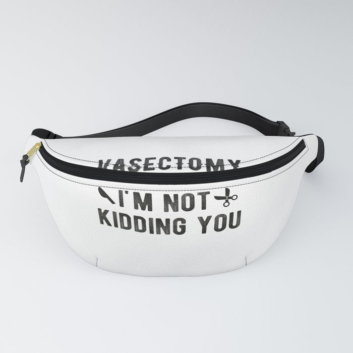 Vasectomy Gifts, Post Vasectomy Surgery Recovery Fanny Pack by madebyJSRG