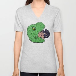 Dinosourprise V Neck T Shirt