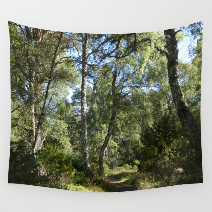 Summer Dreaming in the Scottish Highlands Wall Tapestry