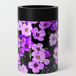 Purple flowers Can Cooler