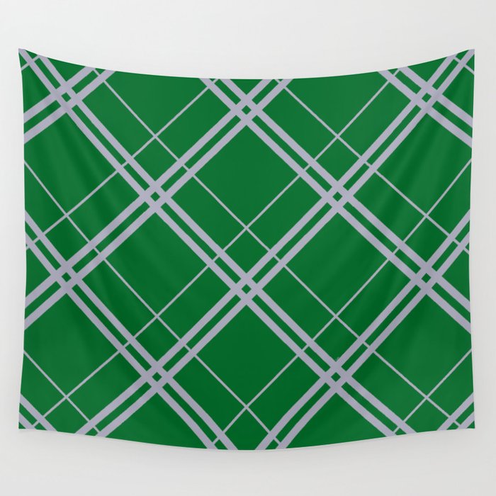 Slytherin Argyle Wall Tapestry by Falln Society6