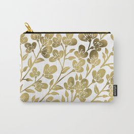 Cherry Blossoms – Gold Palette Carry-All Pouch