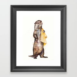 otter Framed Art Print
