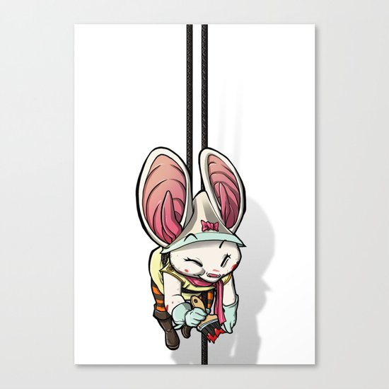 Bat Rabbit Canvas Print