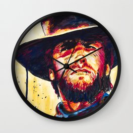 Pull Your Pistols Wall Clock