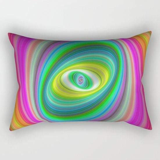 Elliptical magic Rectangular Pillow