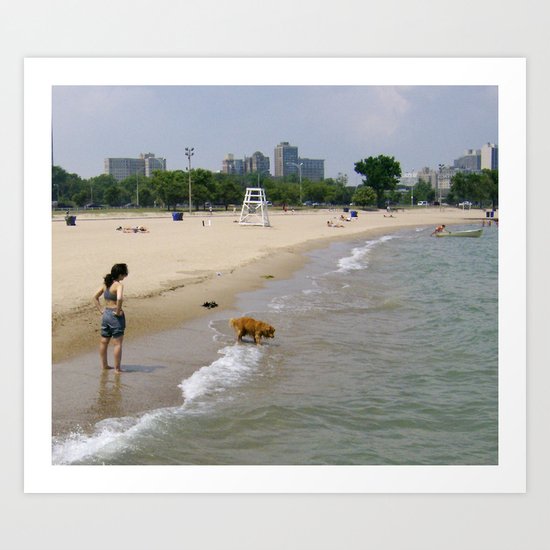 Sniff Out The Waves Art Print