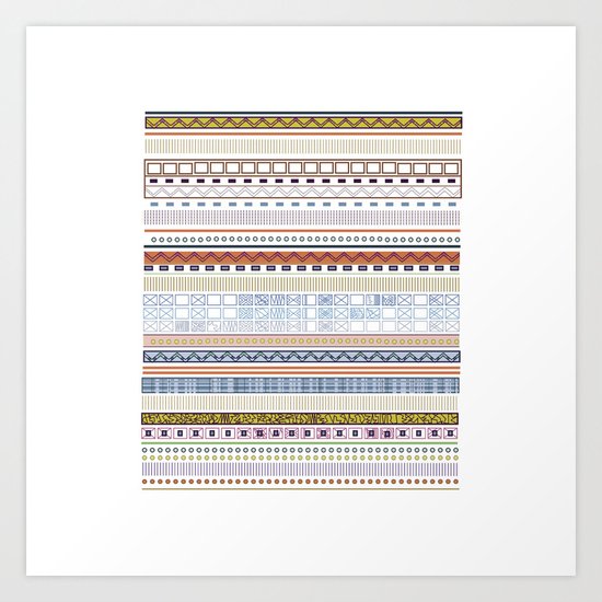 Stamp Me Art Print