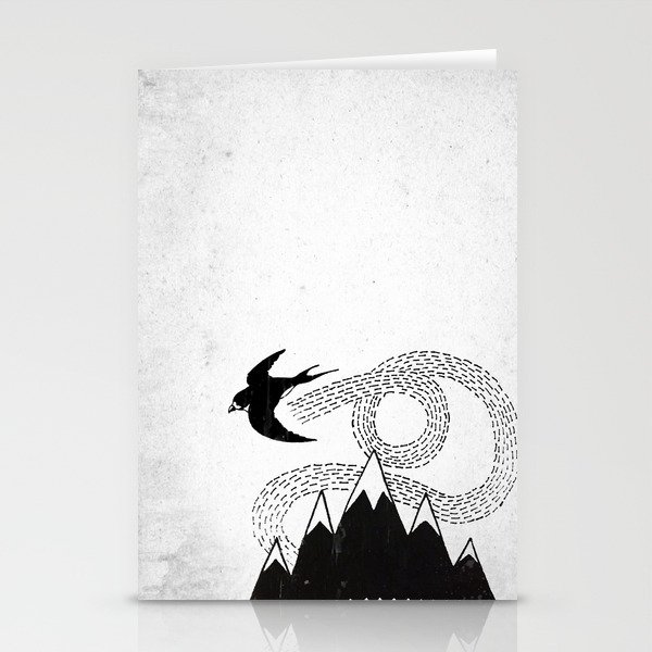 Mountain Swallow Stationery Cards