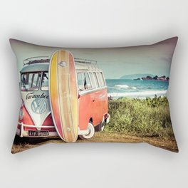 Surf bus Rectangular Pillow