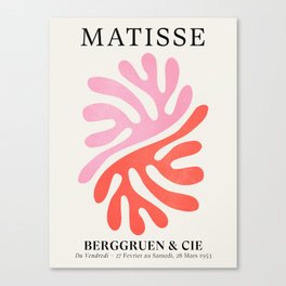 Star Leaves: Matisse Color Series | Mid-Century Edition Canvas Print