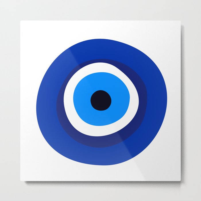 evil eye symbol Metal Print