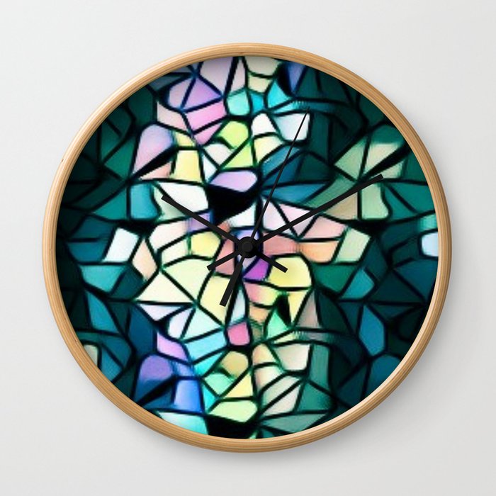 Heart Of Mosaic Wall Clock