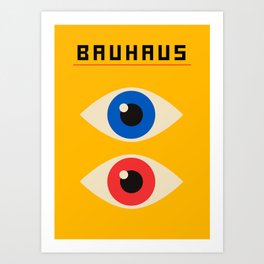 Bauhaus Eye Art Print