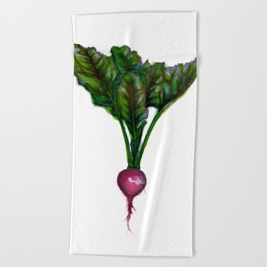 Rooted: The Radish Beach Towel