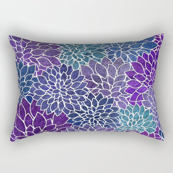 Floral Abstract 22 Rectangular Pillow