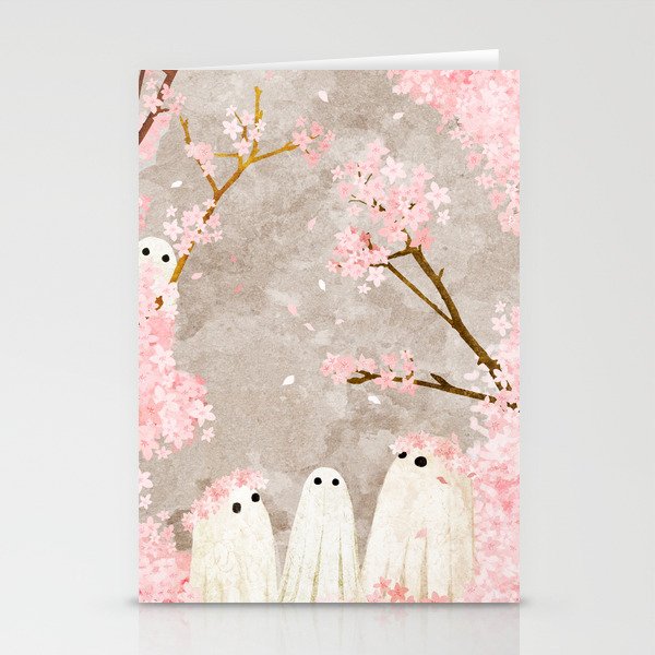 Cherry Blossom Party Stationery Cards
