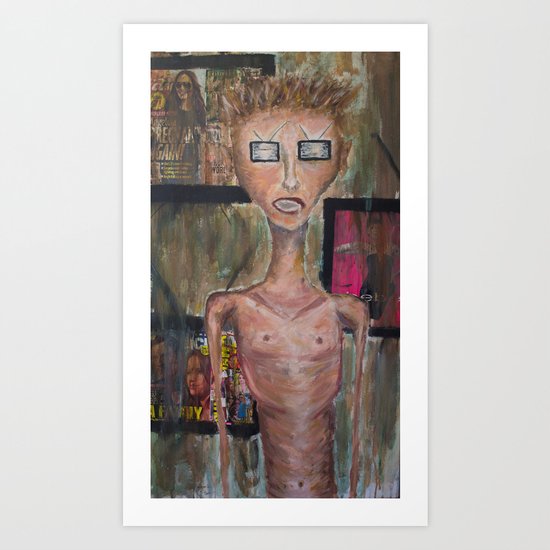 tv eyes Art Print