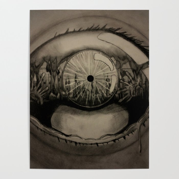 eye of destruction Poster by IOrtiz89 | Society6