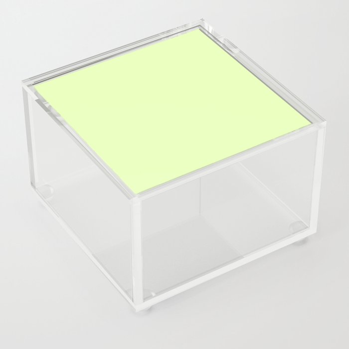PALE SPRING BUD COLOR. Pastel Solid Color Acrylic Box