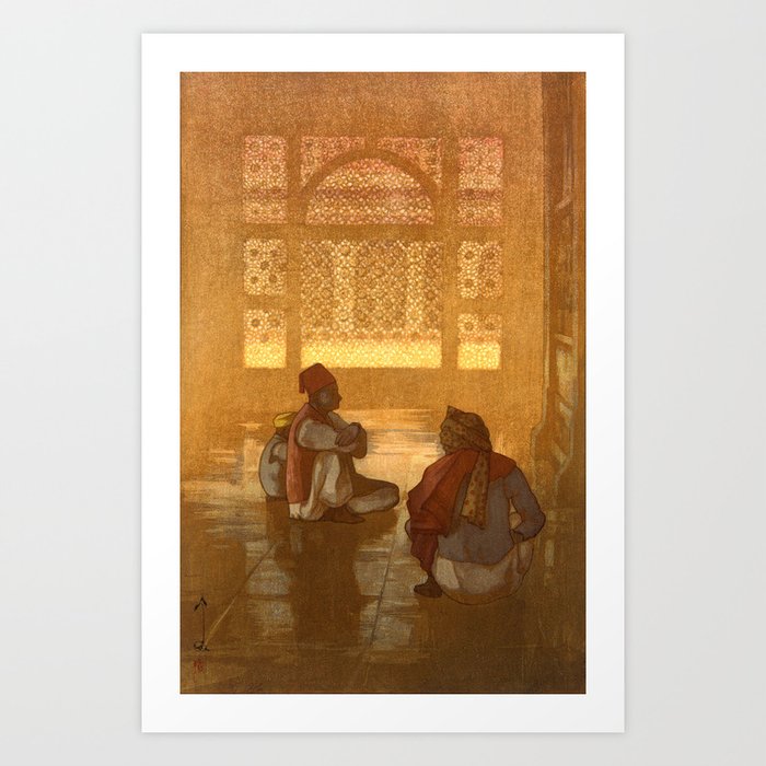 Fatehpur Sikri by Yoshida Hiroshi - Japanese Vintage Ukiyo-e Woodblock Painting Art Print