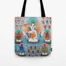 Yeshe Tsogyal Buddhist Thangka  Tote Bag